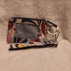 Vera Bradley Mod Paisley ID Wristlet/ Key Holder